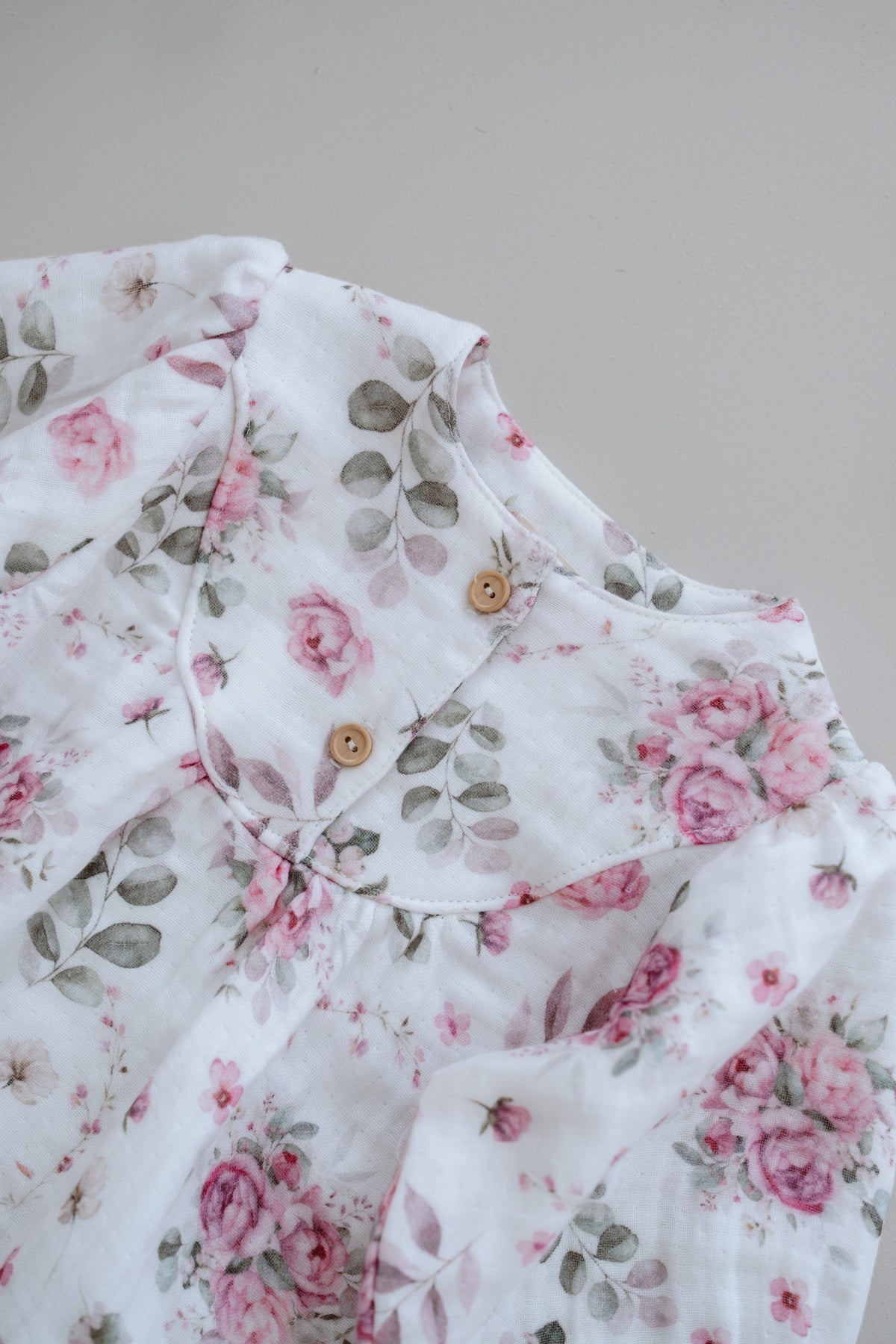 Flora Petal Muslin Baby Dress