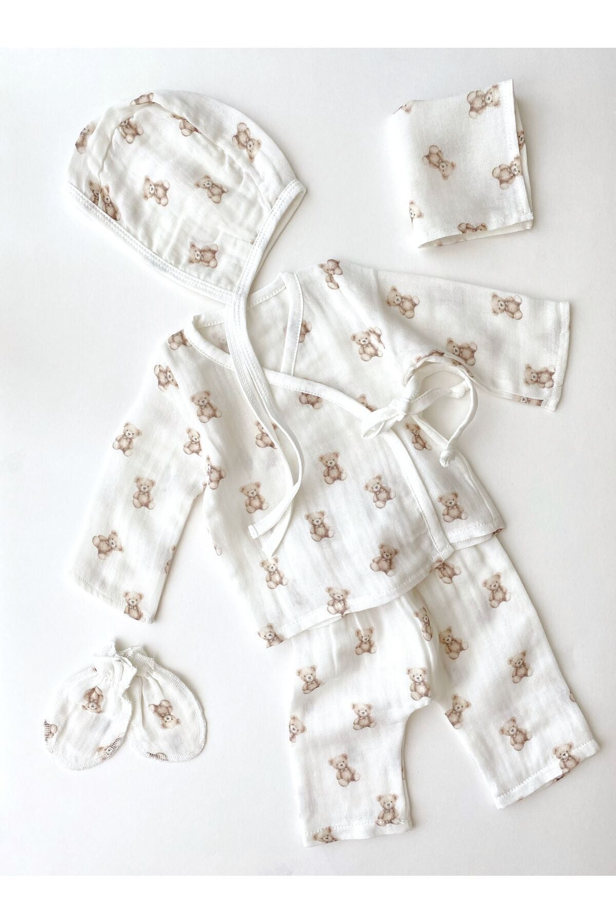 Soft teddy hospital set